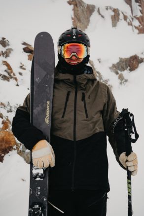 Lynx Skijacke Olive Green - Herren