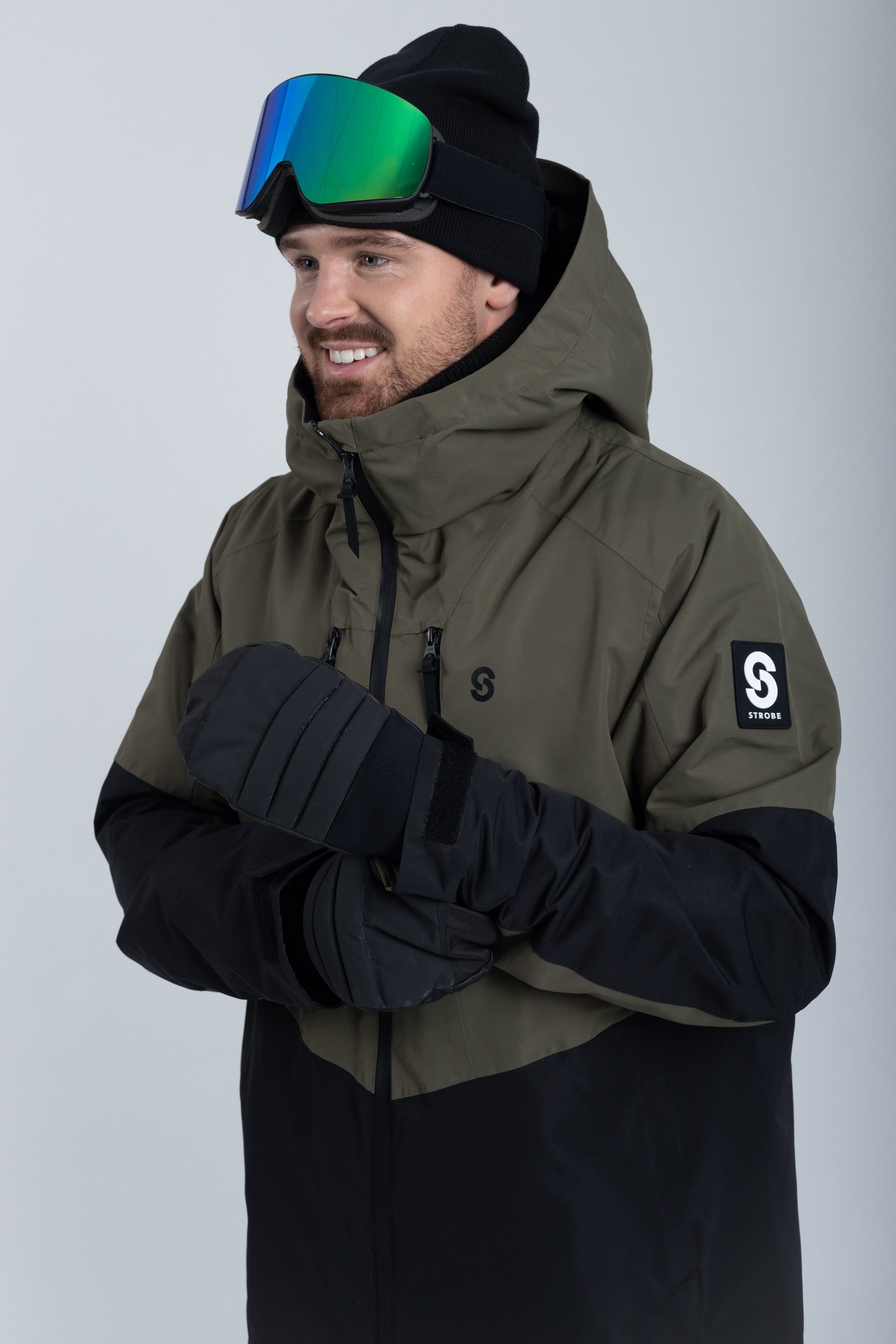 Lynx Skijacke Olive Green - Herren