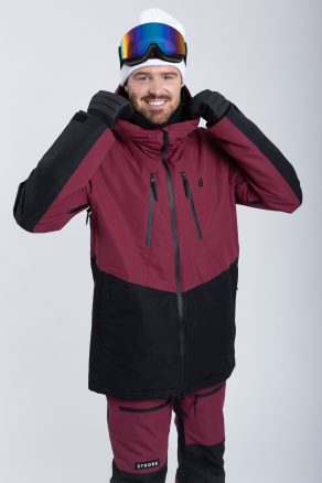 Lynx Skijacke Burgundy - Herren