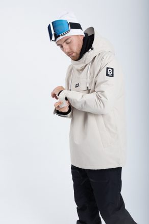 Halo Skijacke Lt Beige - Herren