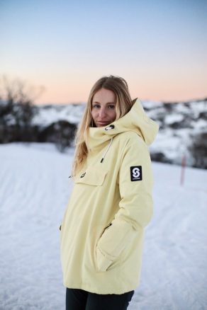 Halo Skijacke Lt Yellow - Damen