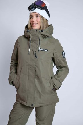 Aura Skijacke Olive Green - Damen