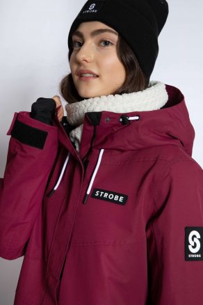 Aura Skijacke Burgundy - Damen