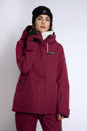 Aura Skijacke Burgundy - Damen