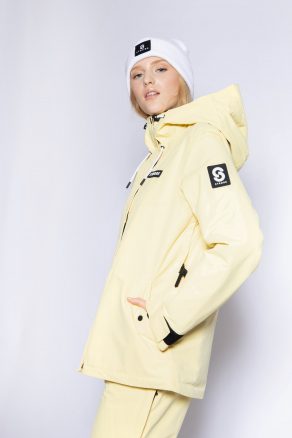 Aura Skijacke Lt Yellow - Damen