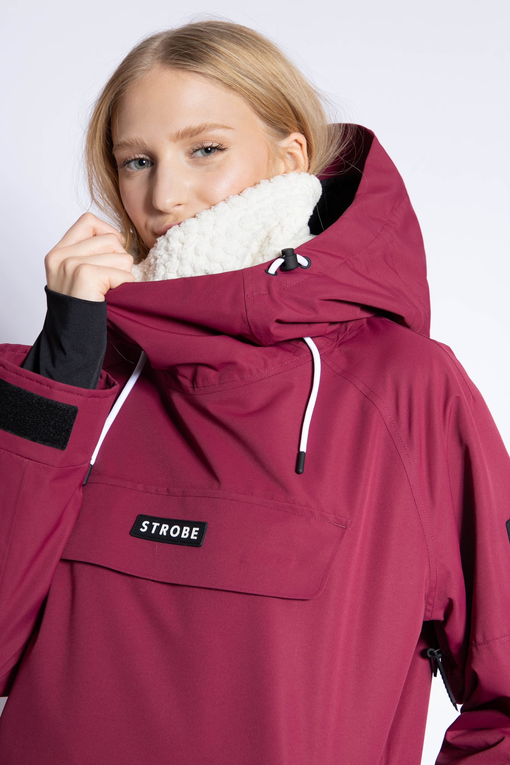 Halo Skijacke Burgundy - Damen