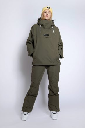Halo Skijacke Olive Green - Damen