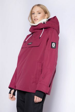 Halo Skijacke Burgundy - Damen