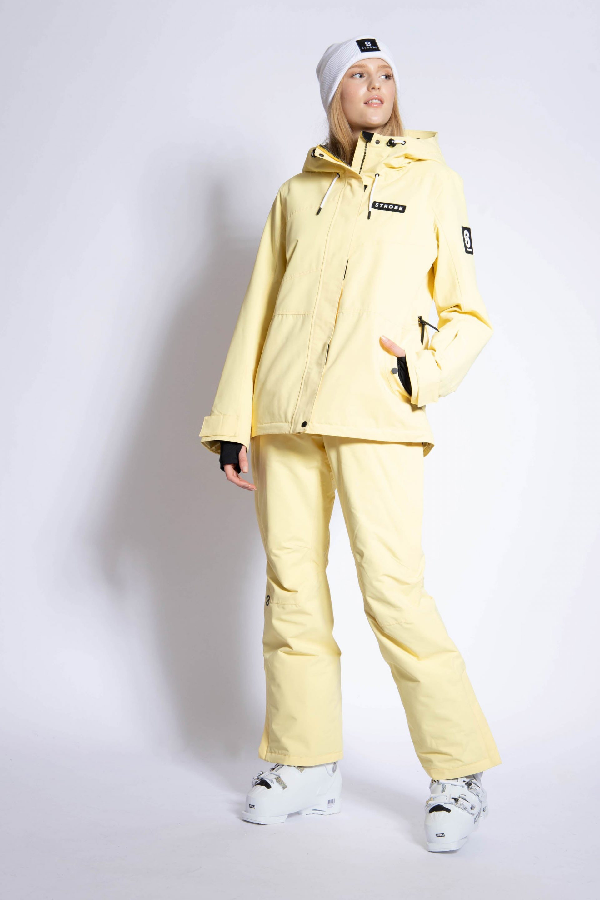 Aura Skijacke Lt Yellow - Damen