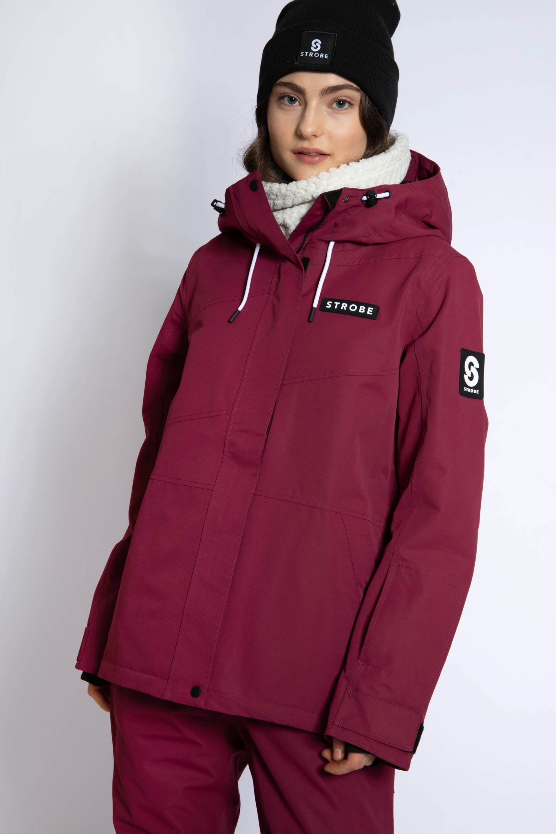 Aura Skijacke Burgundy - Damen