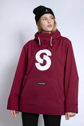 Epic Shred Hoodie Burgundy - Damen