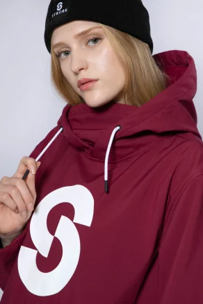 Epic Shred Hoodie Burgundy - Damen
