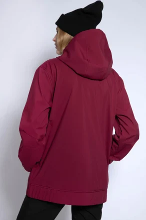 Epic Shred Hoodie Burgundy - Damen
