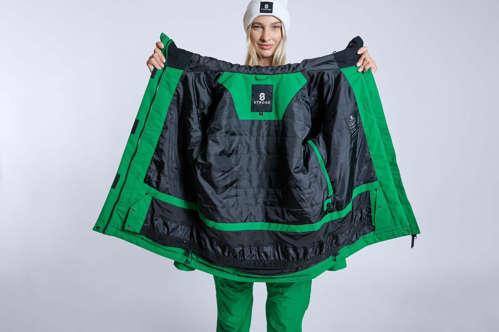 Aura Skijacke Kelly Green - Damen