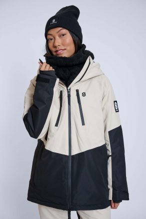 Lynx Skijacke Lt Beige - Damen