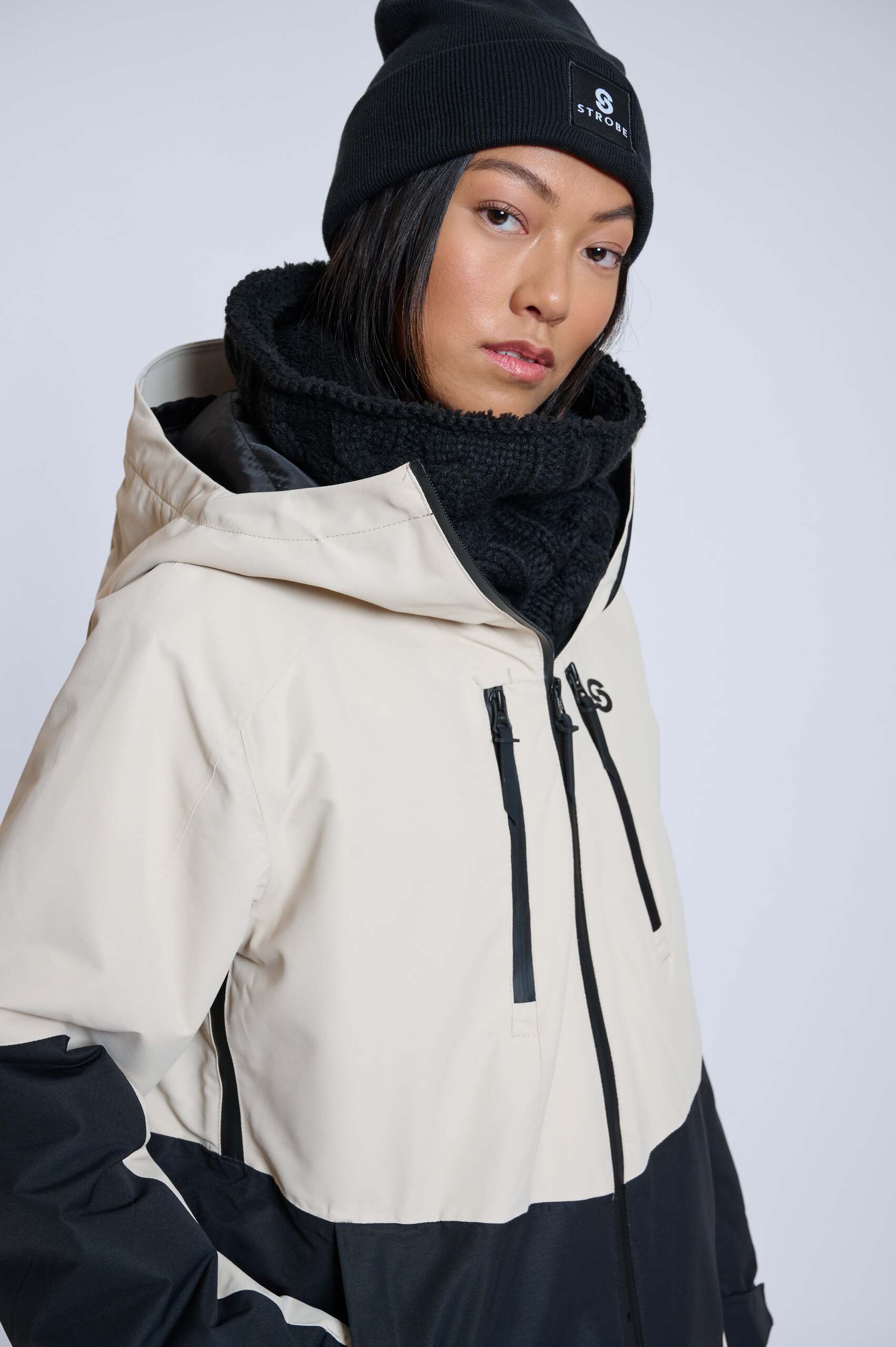 Lynx Skijacke Lt Beige - Damen