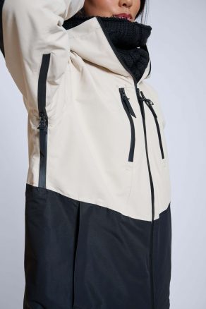 Lynx Skijacke Lt Beige - Damen