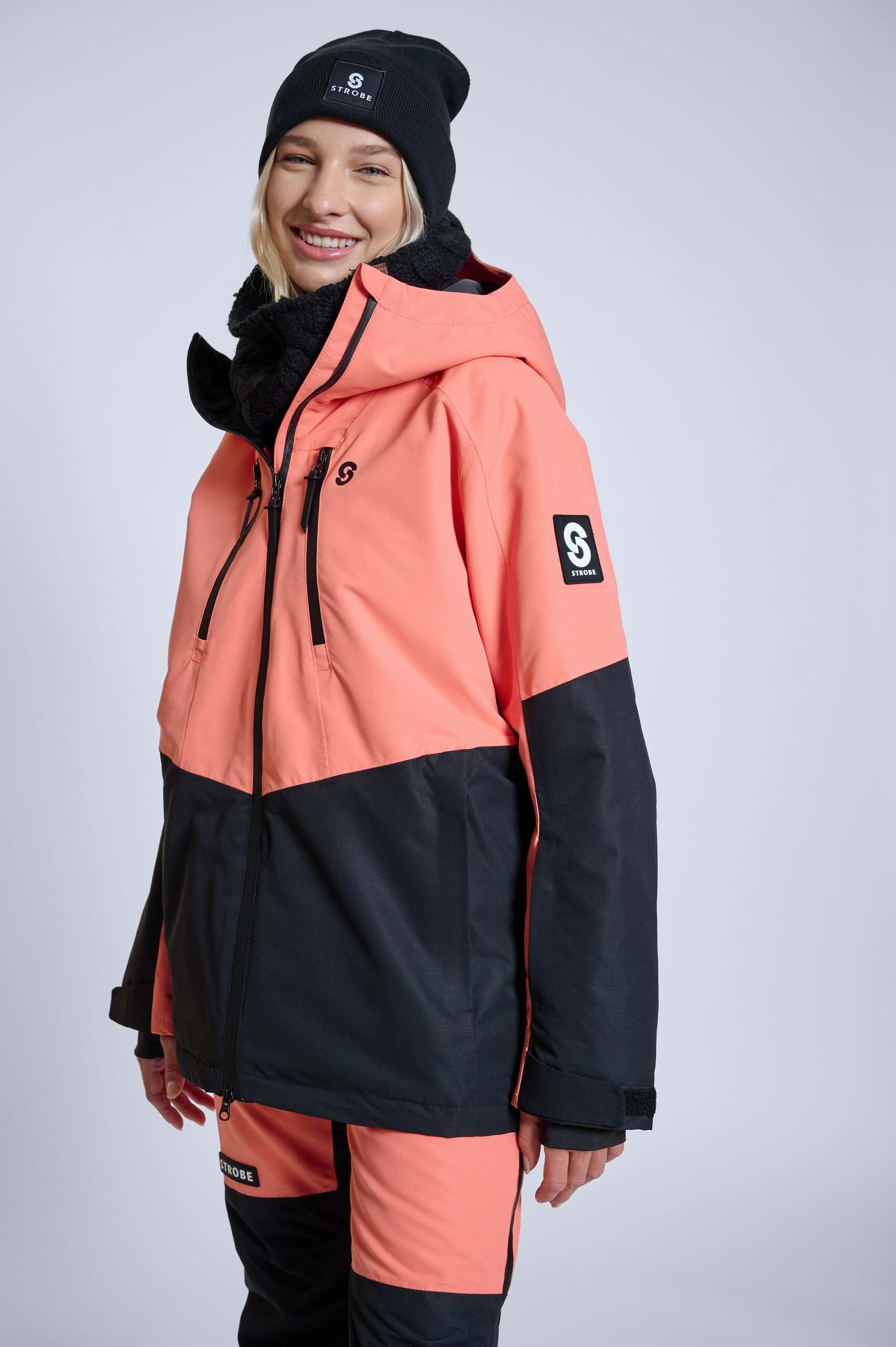 Lynx Skijacke Coral - Damen